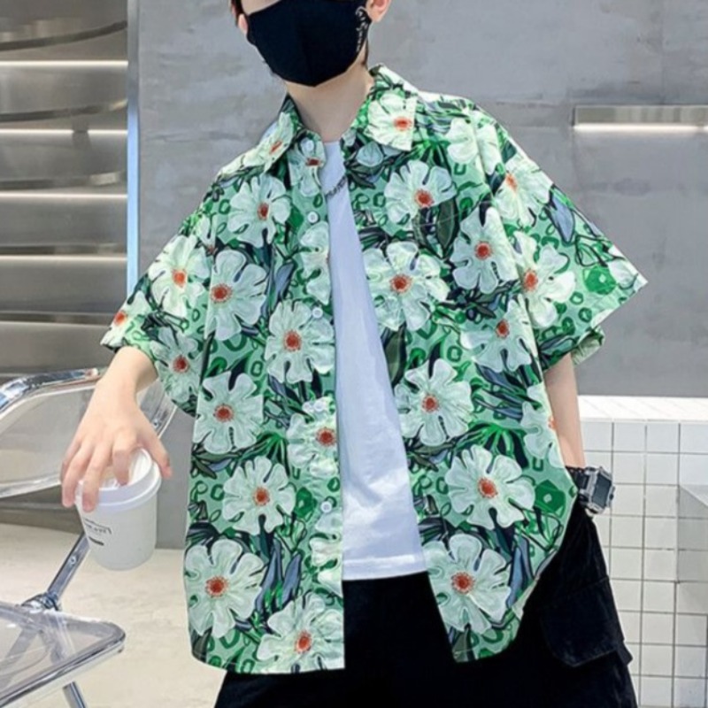 Boys' Floral Shirt Summer Set  - Resort Shirt Floral ulasan dan harga